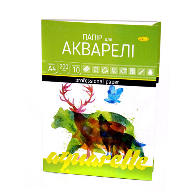 Папка для аквар. 10/200 А4