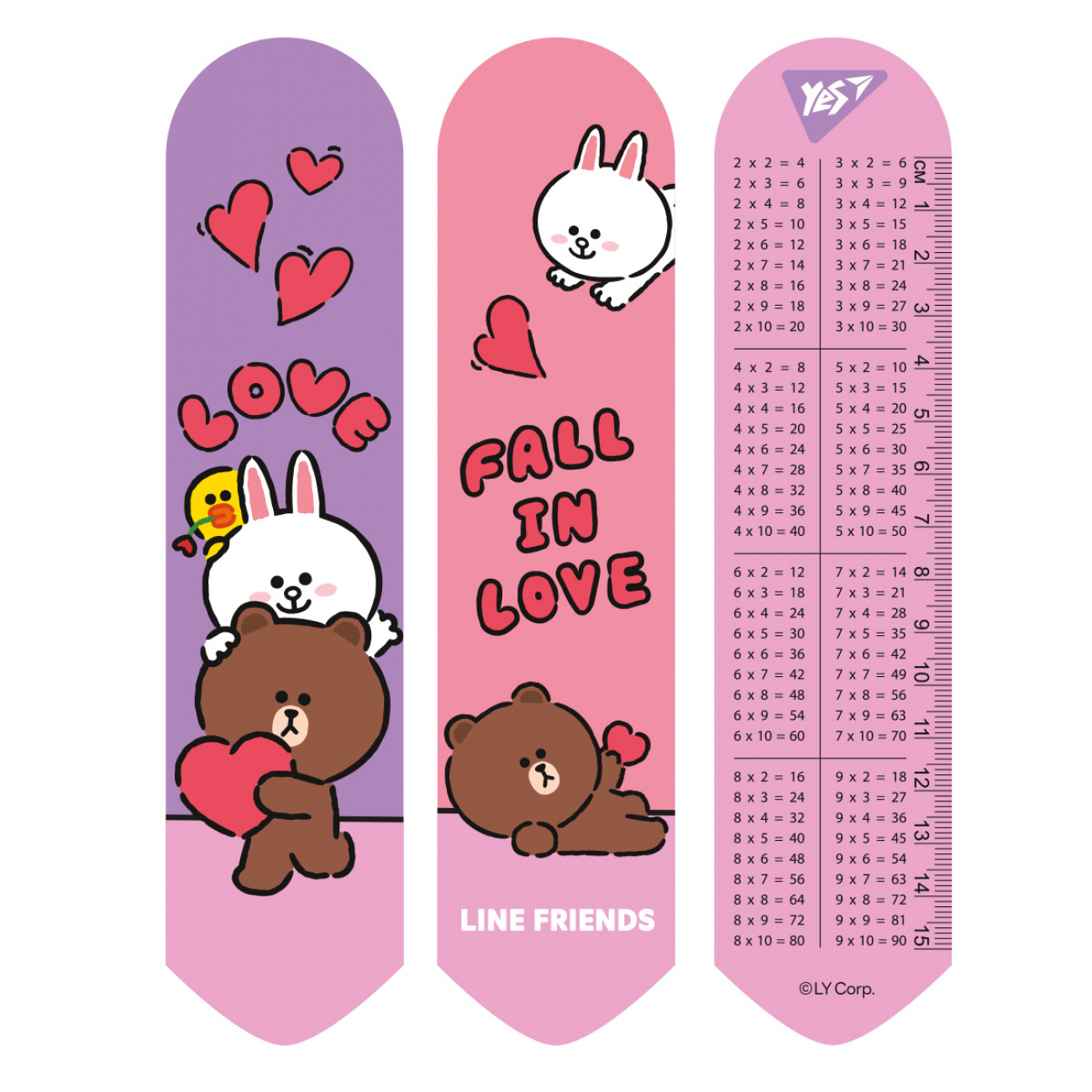 Закладка «Line Friends love» 2D