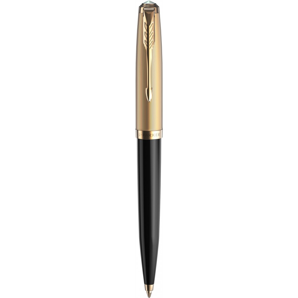 Ручка кулькова «Parker 51 Deluxe Black» №57 032 з позол.
