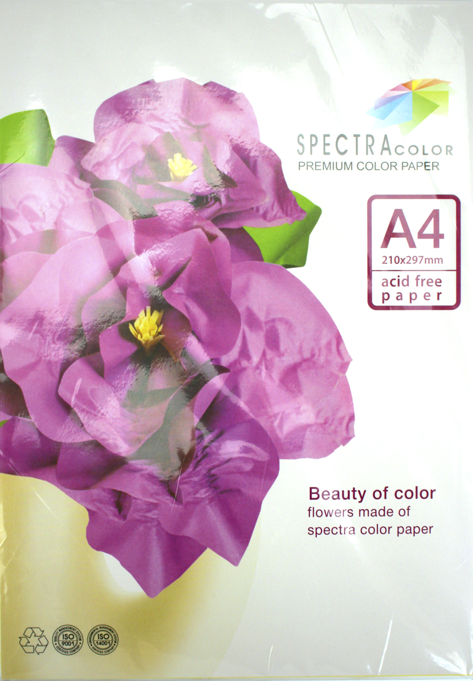 Папір кольоровий А4 160 г/м пастель Spectra Color Yellow 160 жовтий