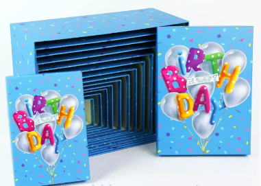 Коробка подарункова Birthday 17,7×10,2×7,7см, 20,23-10