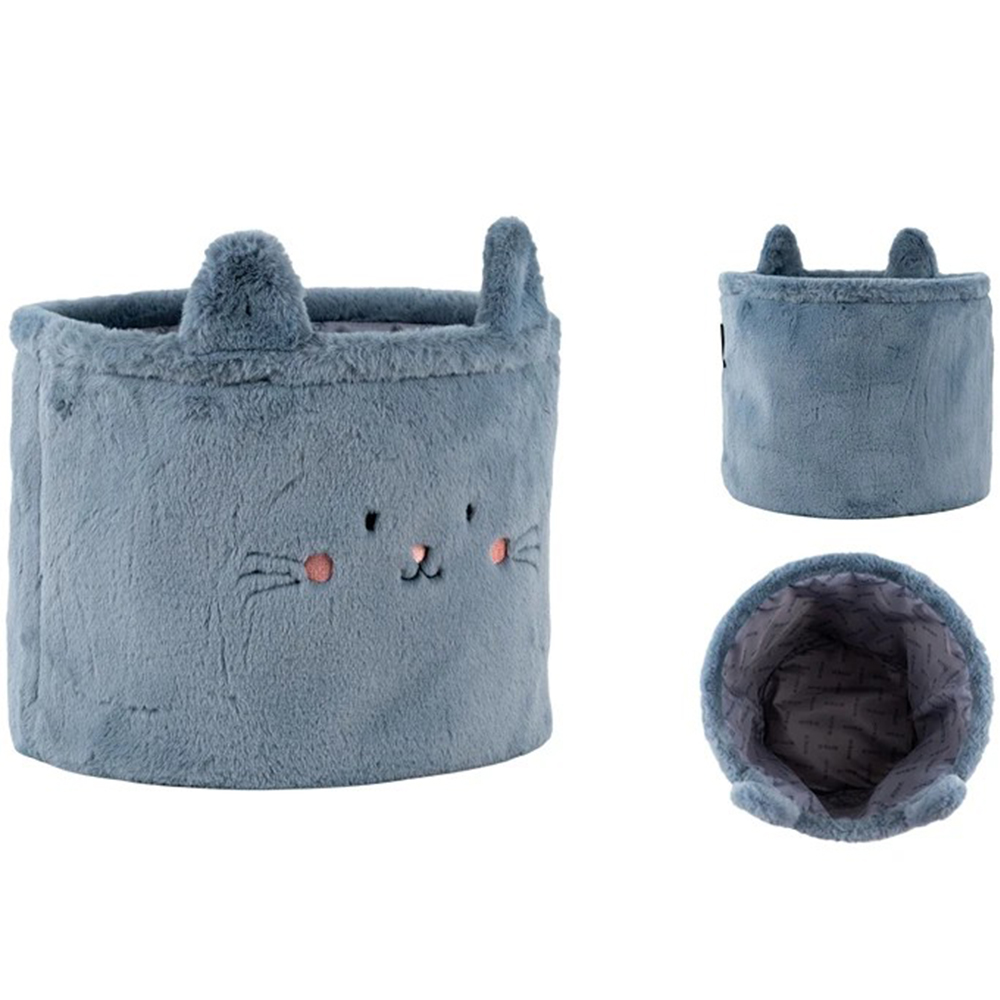 Кошик для зберігання плюшевий Cute Cat 30×25см