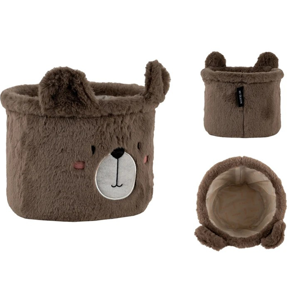 Кошик для зберігання плюшевий Sweet Bear 20×16см
