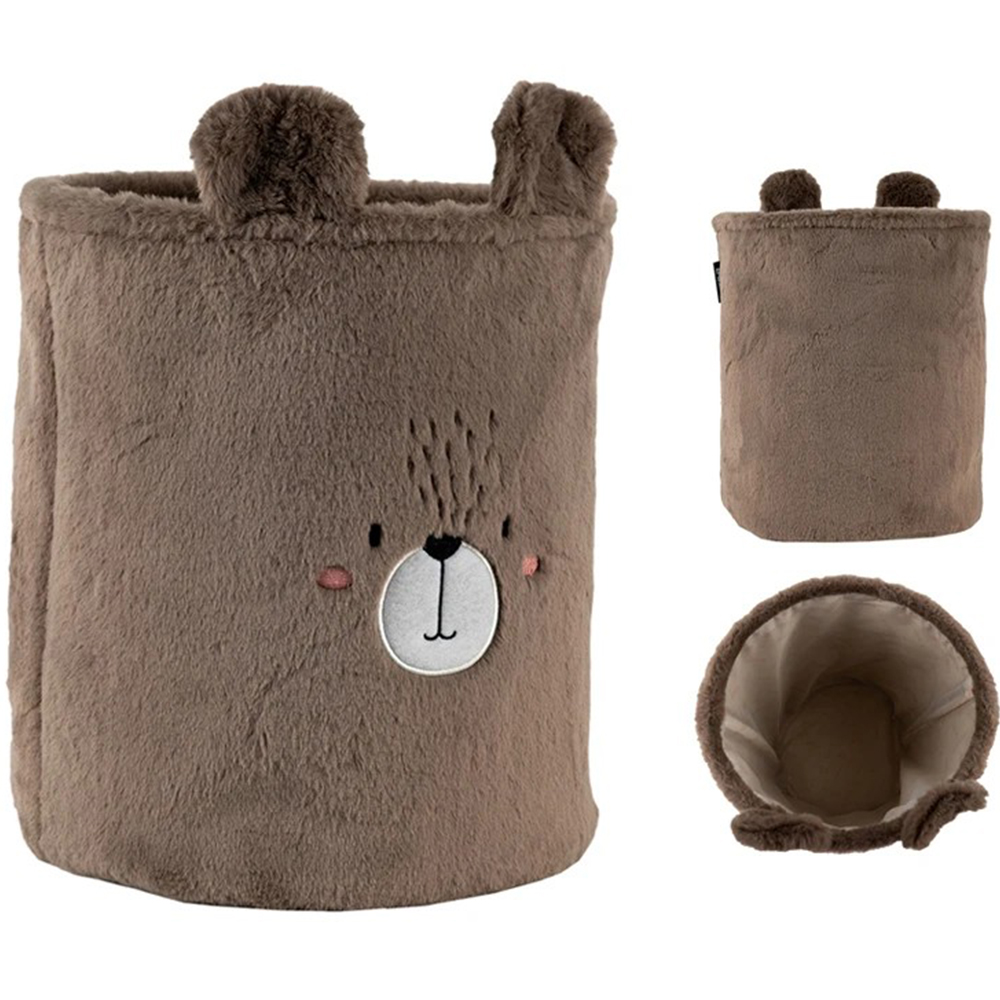 Кошик для зберігання плюшевий Sweet Bear 30×35см