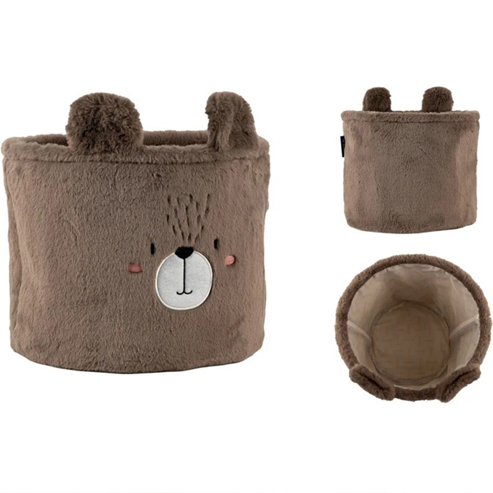 Кошик для зберігання плюшевий Sweet Bear 30×25см