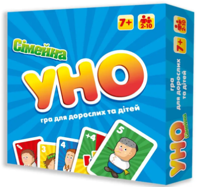 Гра «УНА Сімейна» 2в1 українською, в коробці