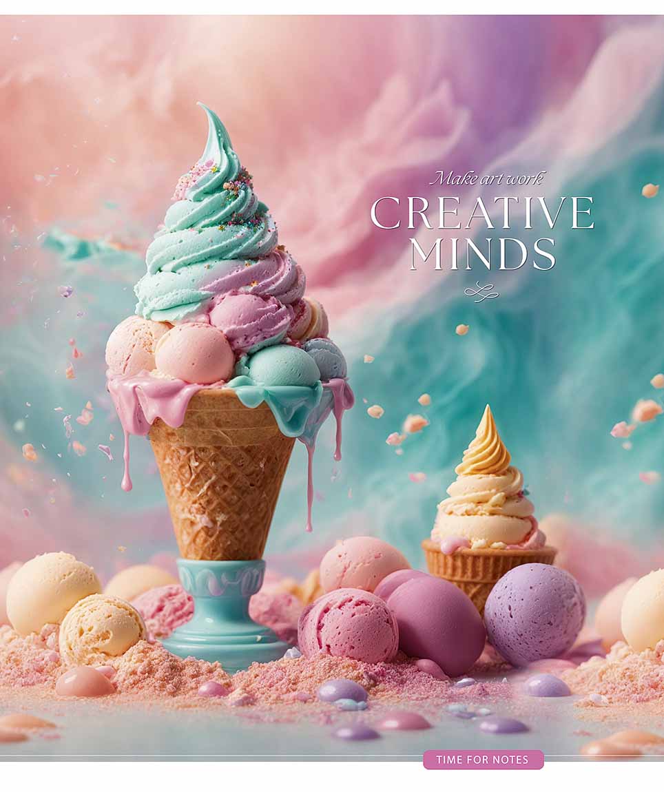 Зошит 96 аркушів клітинка Star «Creative minds» УФ лак