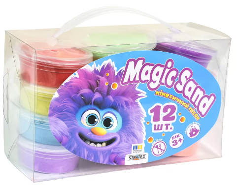 Набір для творчості «Magic sand» пісок, 12 кольорів