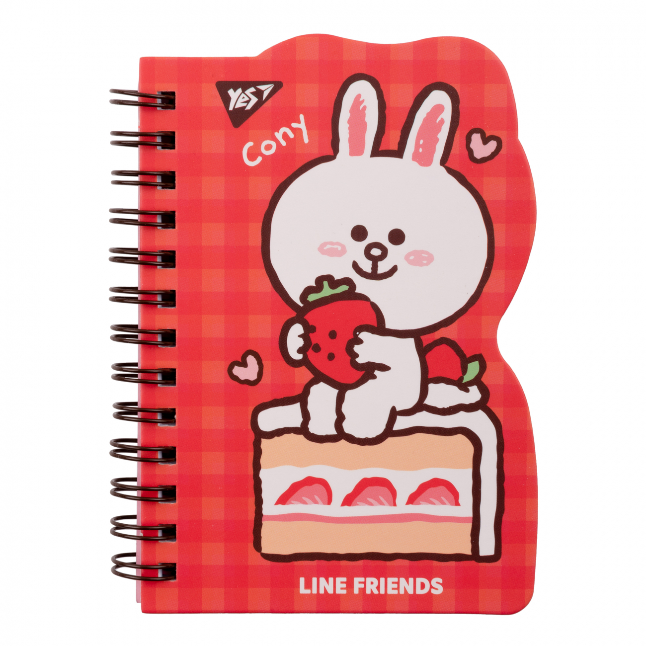 Блокнот пруж. В7 60 аркушів клітинка «Line Friends. Cony»