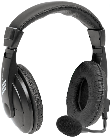 Навушники Gryphon HN-750U з регулятором гучн. black+мікрофон