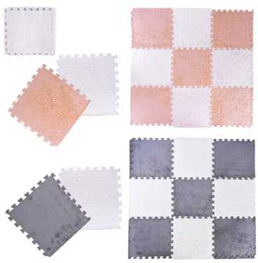 Килимок-мозаїка, 9дет. пазли, плюшевий, , 30×30×0,6см КІ