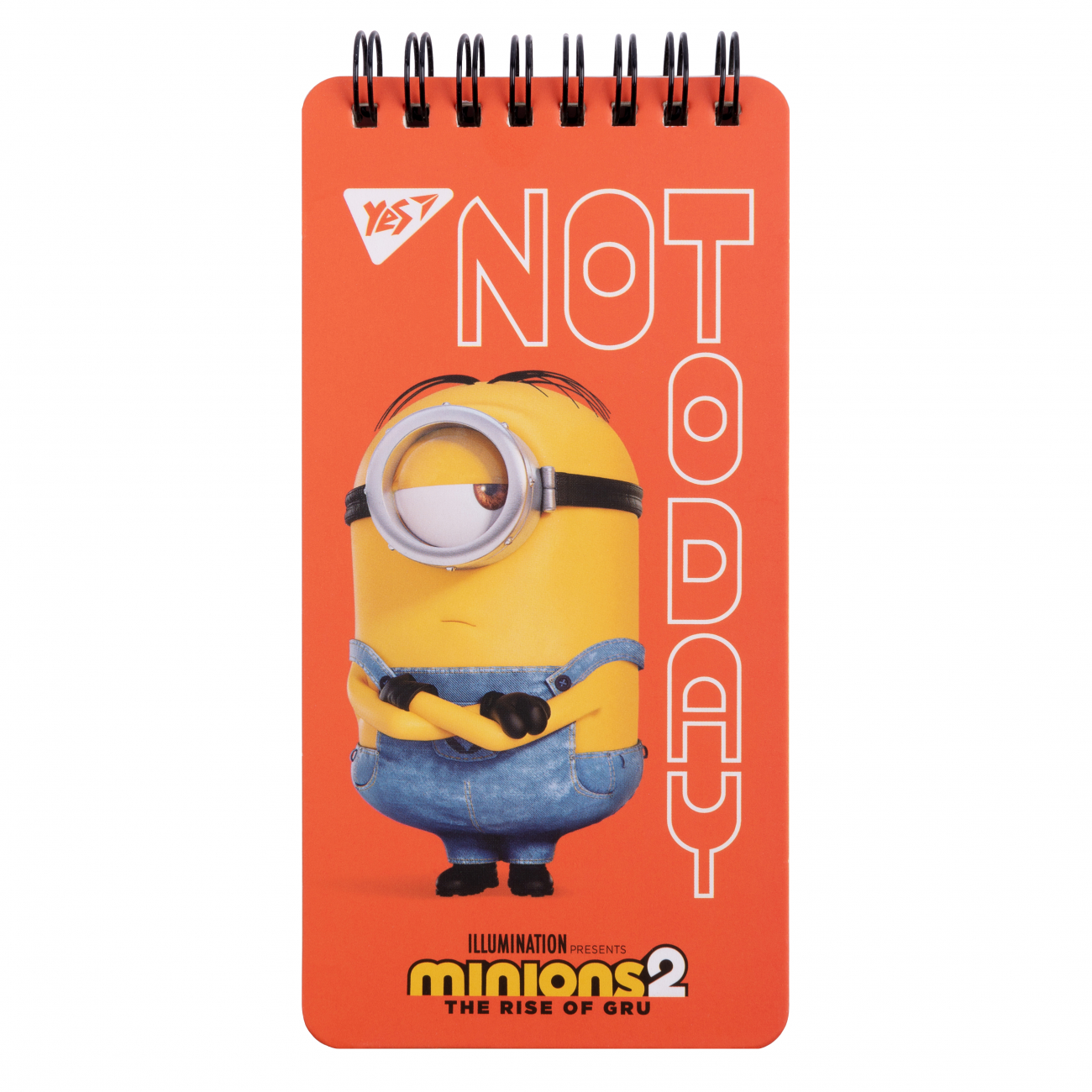 Блокнот пруж. верх. подв. В7 60 аркушів лінія Minions
