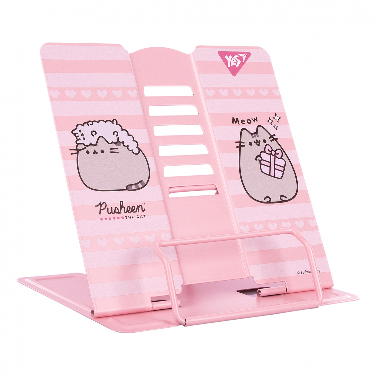 Підставка для книг «Pusheen» металева рожева