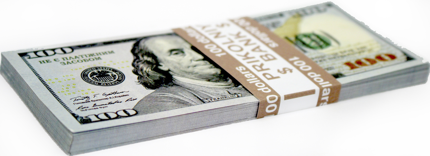 Сувенірні гроші «100$» (80шт)
