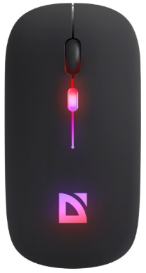 Мишка BT Touch MM-997 RGB (1600dpi) black (вб. акум.)