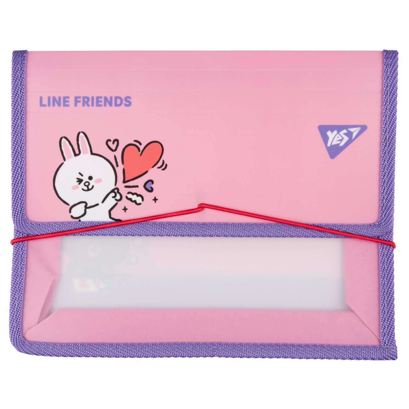 Папка для зош. В5 «Line Friends. Cony» на резинці пластикова