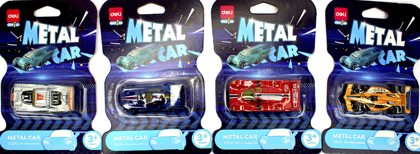 Машина металева «Deli» Urban cars 24 види