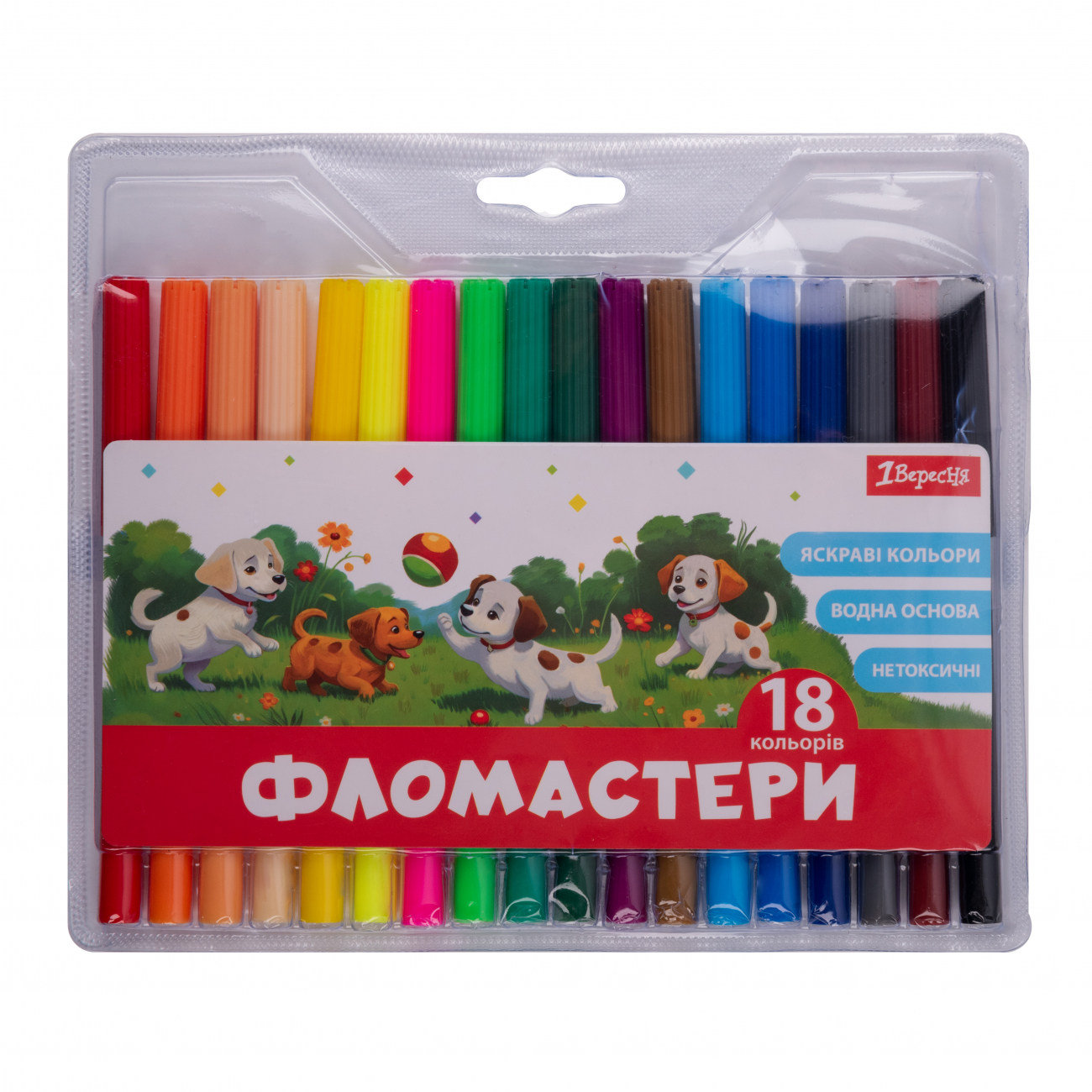Фломастери «1В» 18 кольорів «Classic»