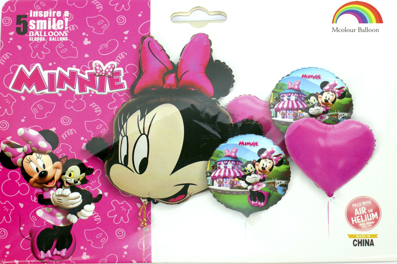 Набір кульок повітряних фольгованих «Minnie»