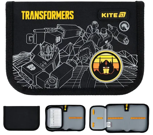 Пенал Transformers 1 відділення, без наповнення, з 1 відворотом