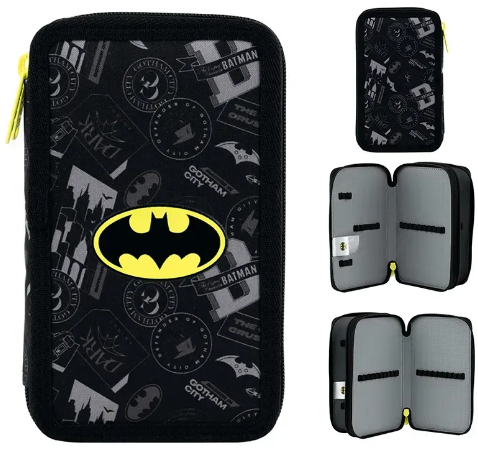 Пенал DC Batman 2 відділення, без наповнення
