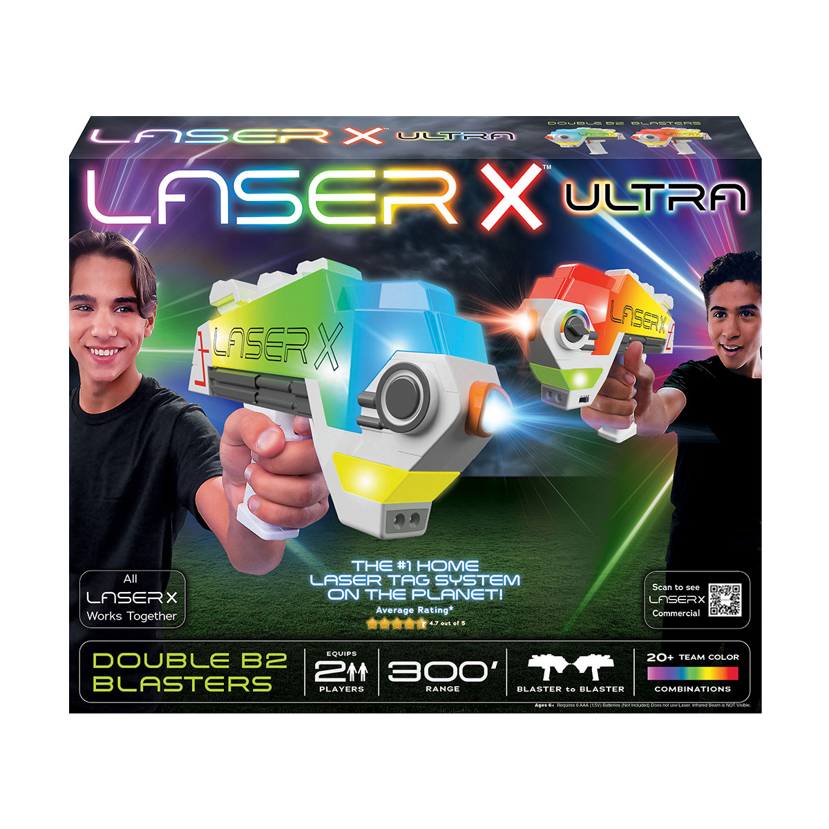 Ігровий набір для лазерних боїв-Laser X ULTRA для двох гравців