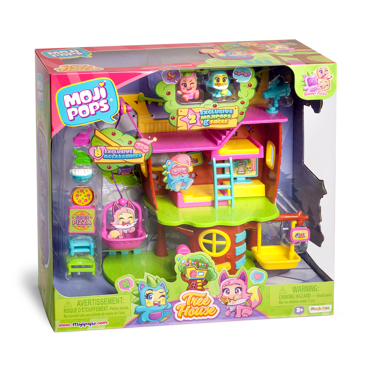 Ігровий набір MOJI POPS S1-Будиночок на дереві (будиночок, 2 фігурки, аксесуари)