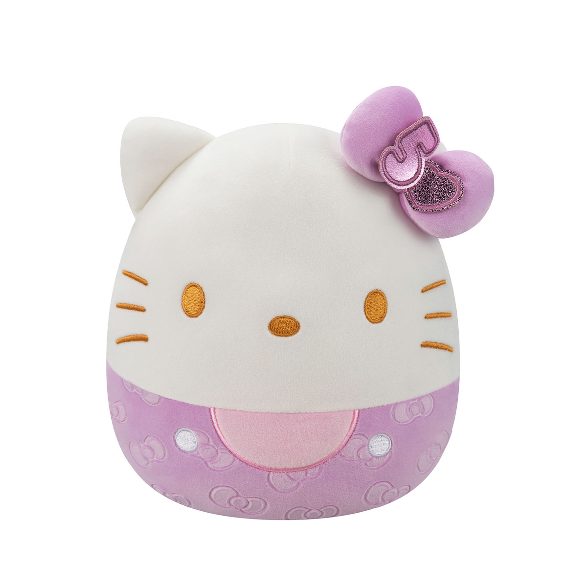 М'яка іграшка «SQUISHMALLOWS Хелоу Кітті - Хеллоу Кітті у пурпуровому» 20см