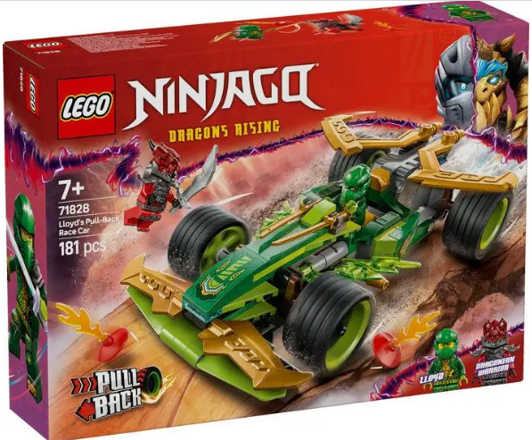 Конструктор Ninjago Автомобіль для перегонів Лойда з інерційним двигуном