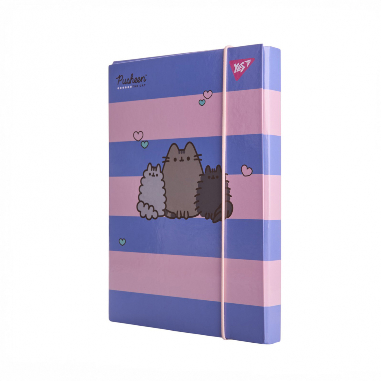 Папка для зош. В5 «Pusheen» на резинці картон