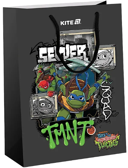 Пакет подарунковий паперовий Ninja Turtles 18×24см