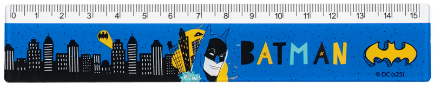 Лінійка пластикова 15см DC Batman