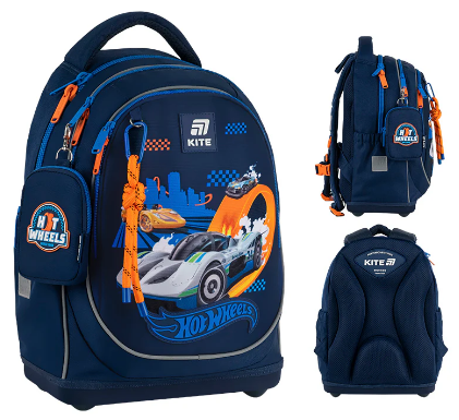 Рюкзак Education Hot Wheels 2 відділення, 2 кишені