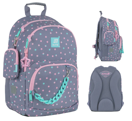 Рюкзак Education Kawaii Stars 2 відділення, 3 кишені