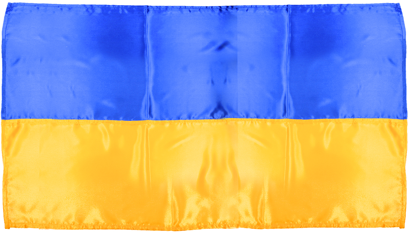 Прапор України ритуальний атлас 240×160см