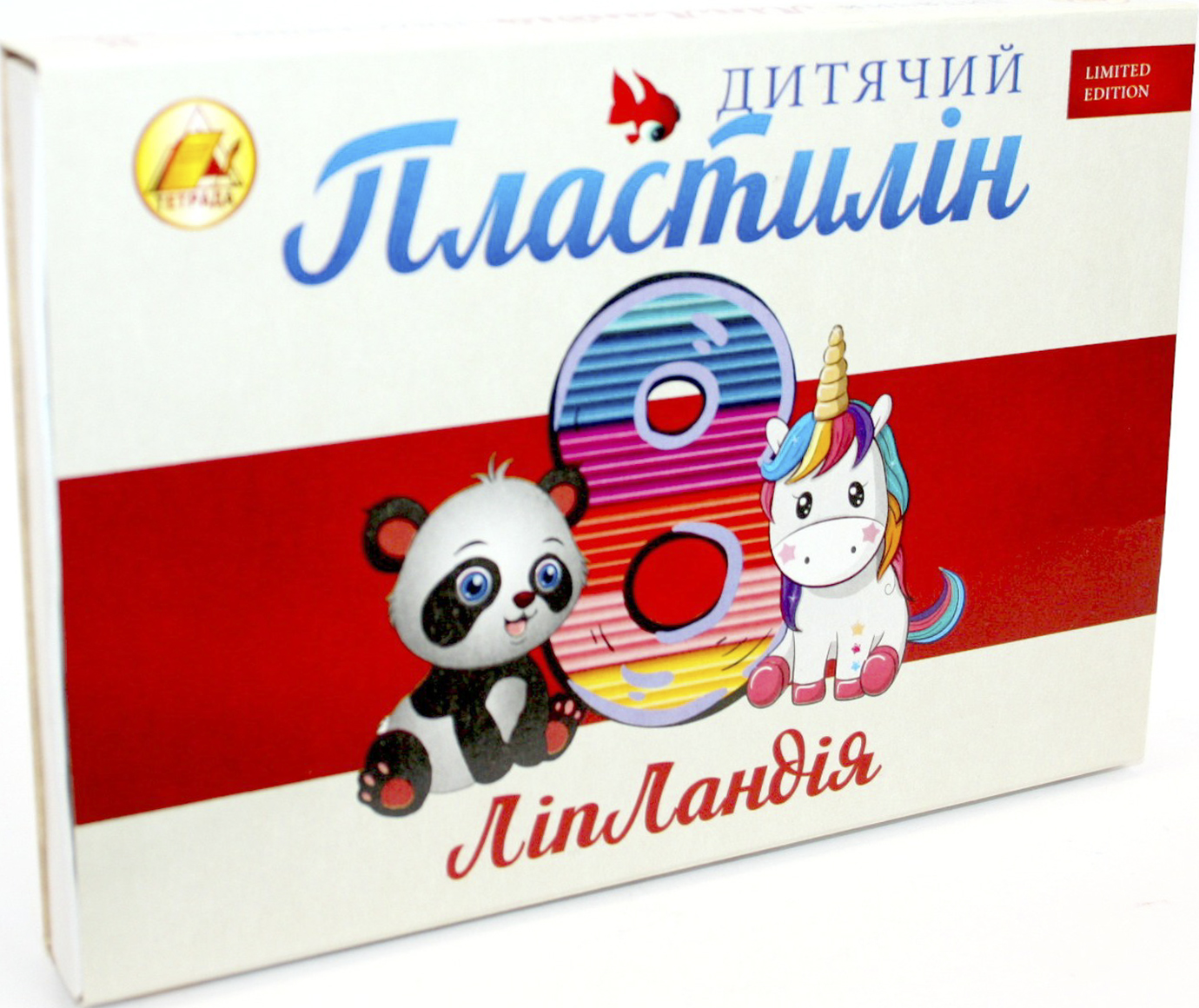 Пластилін 8 кольорів 160 гр Ліпландія/Пластіленд