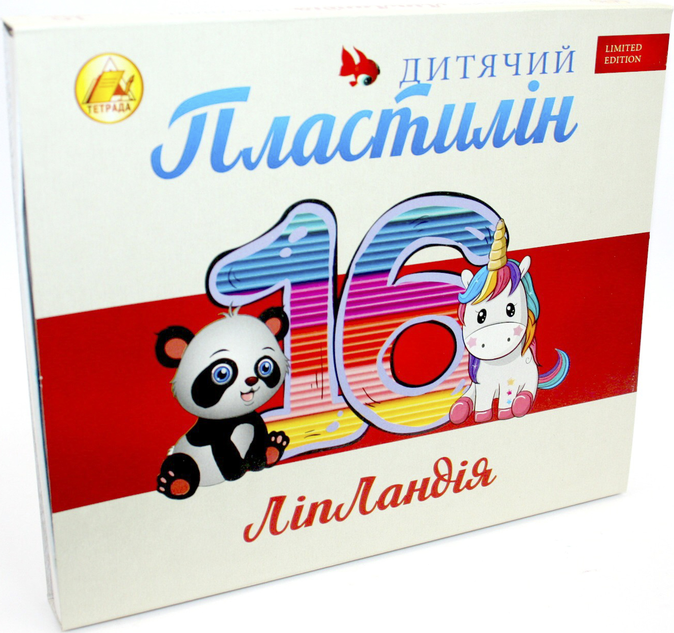 Пластилін 16 кольорів 320 гр Ліпландія/Пластіленд
