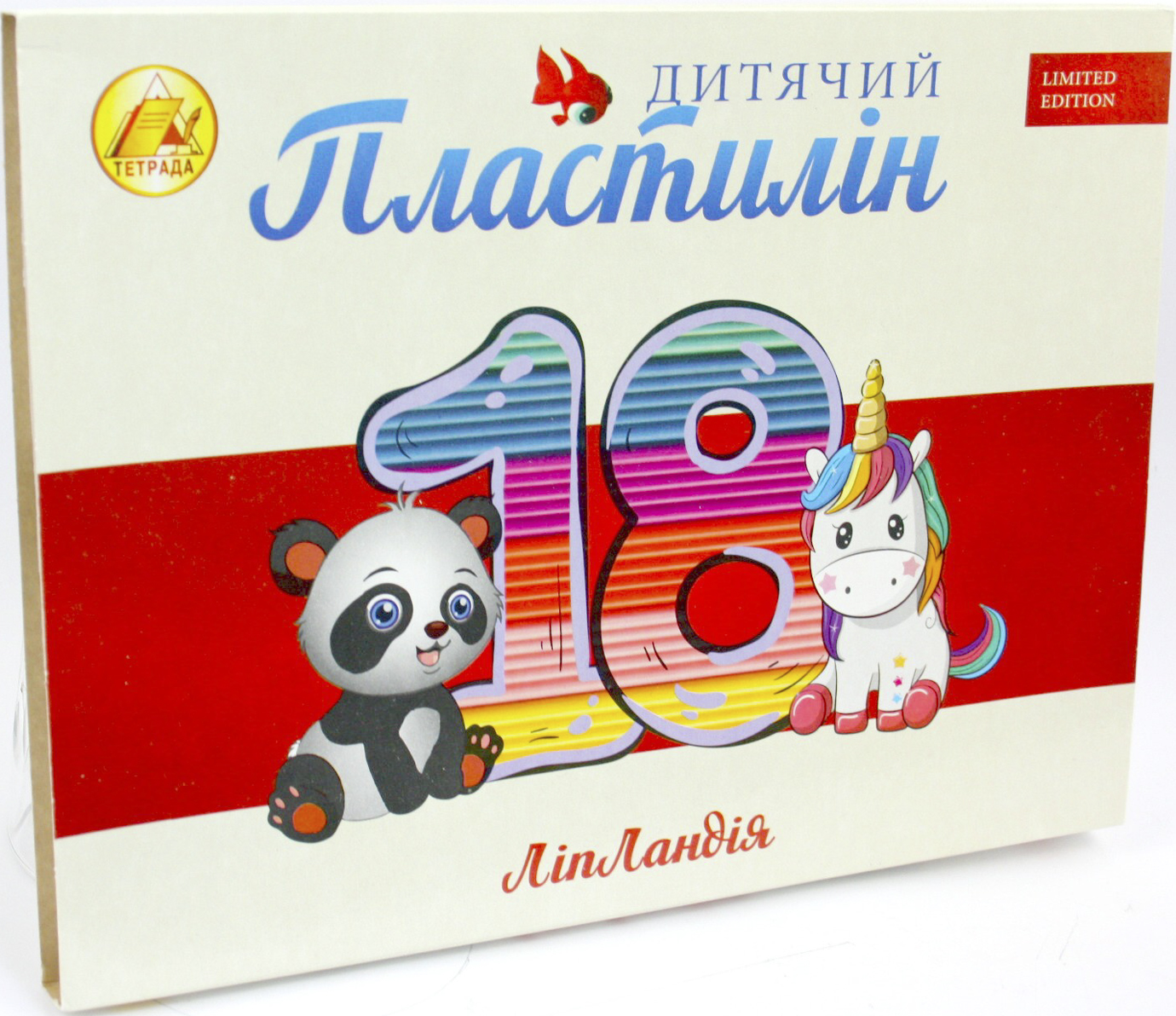 Пластилін 18 кольорів 360 гр Ліпландія/Пластіленд
