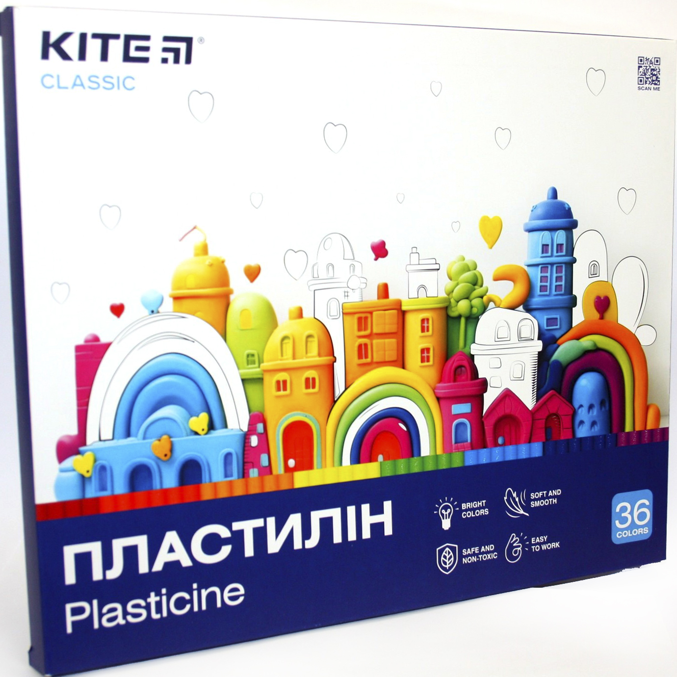 Пластилін Classic 36 кольорів 720гр