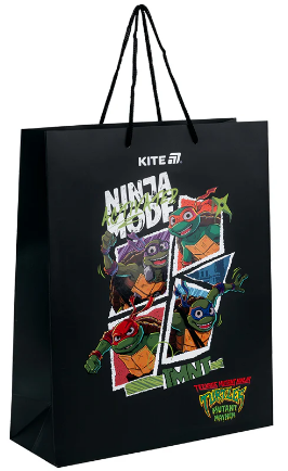 Пакет подарунковий паперовий Ninja Turtles 26×32см
