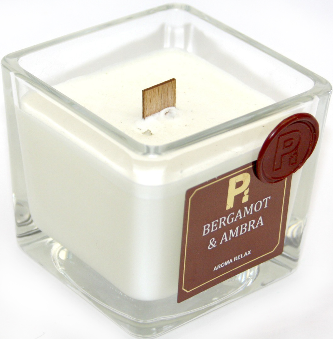 Свічка 7×7см Bergamot & Ambra в склянці