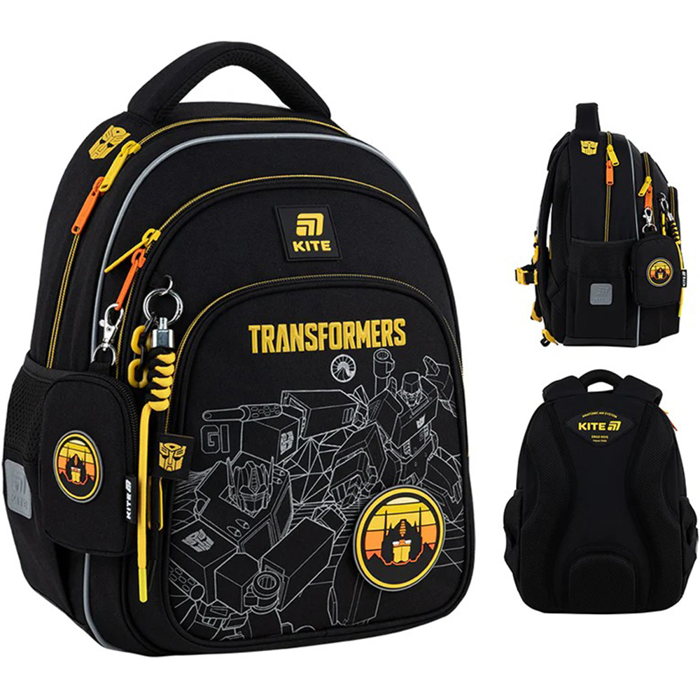 Рюкзак Education Transformers Generations 3 відділення, 2 кишені