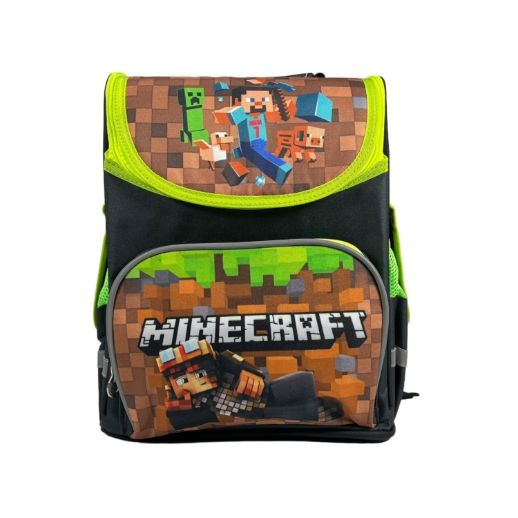 Рюкзак каркасний Minecraft, 1осн. від., 3дод. 34×26×15см