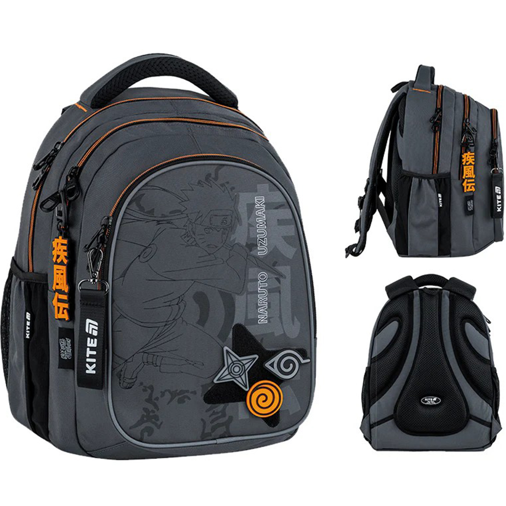 Рюкзак Education teens Naruto Shippuden 3 відділення, 3 кишені
