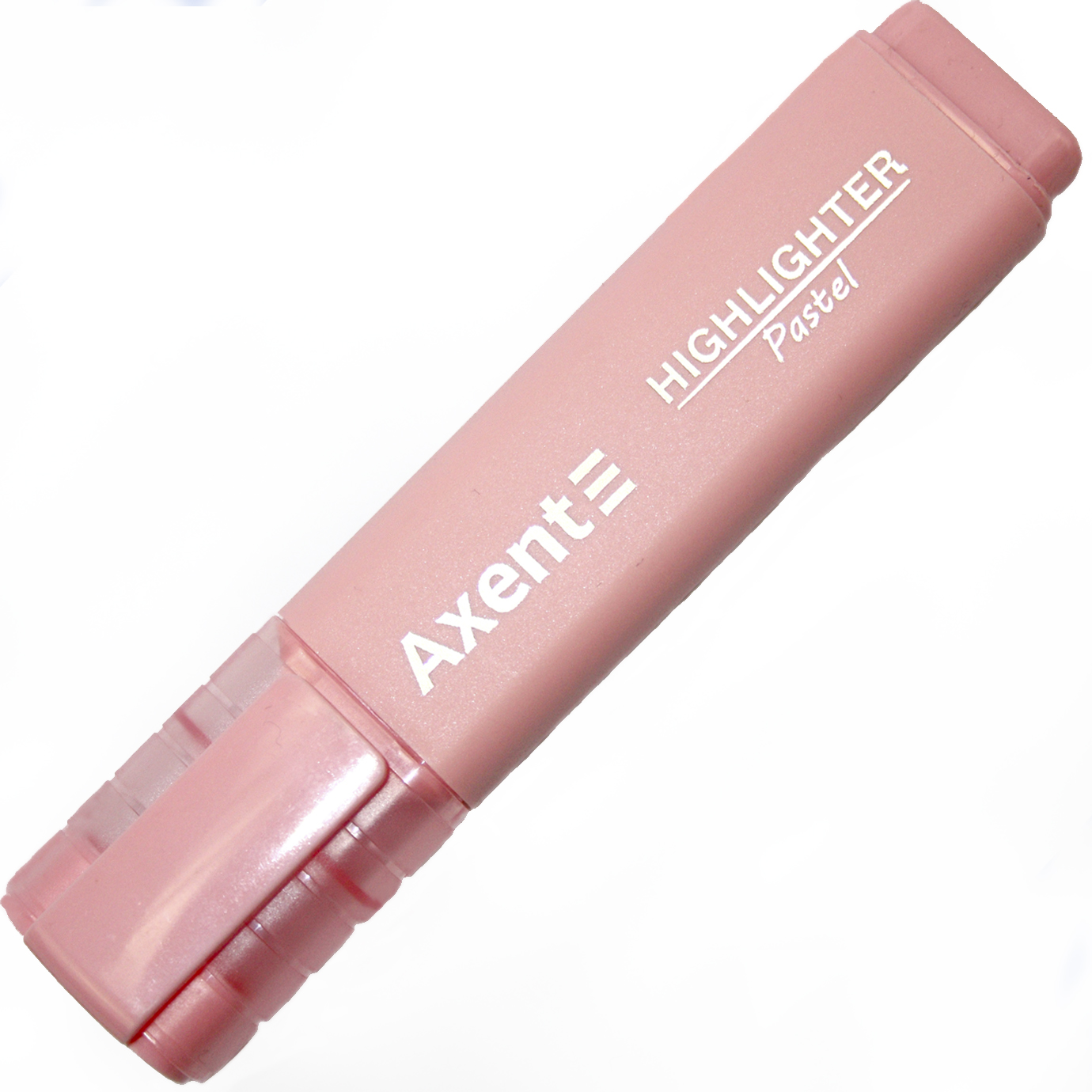Текстмаркер клин. Highlighter 1-5мм пастель рожевий