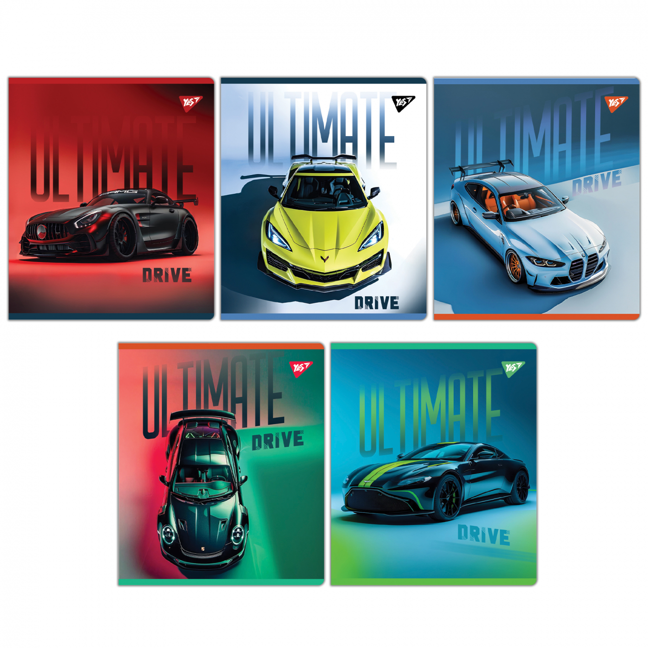 Зошит А5 48 аркушів лінія гібридний виб лак «Ultimate drive»