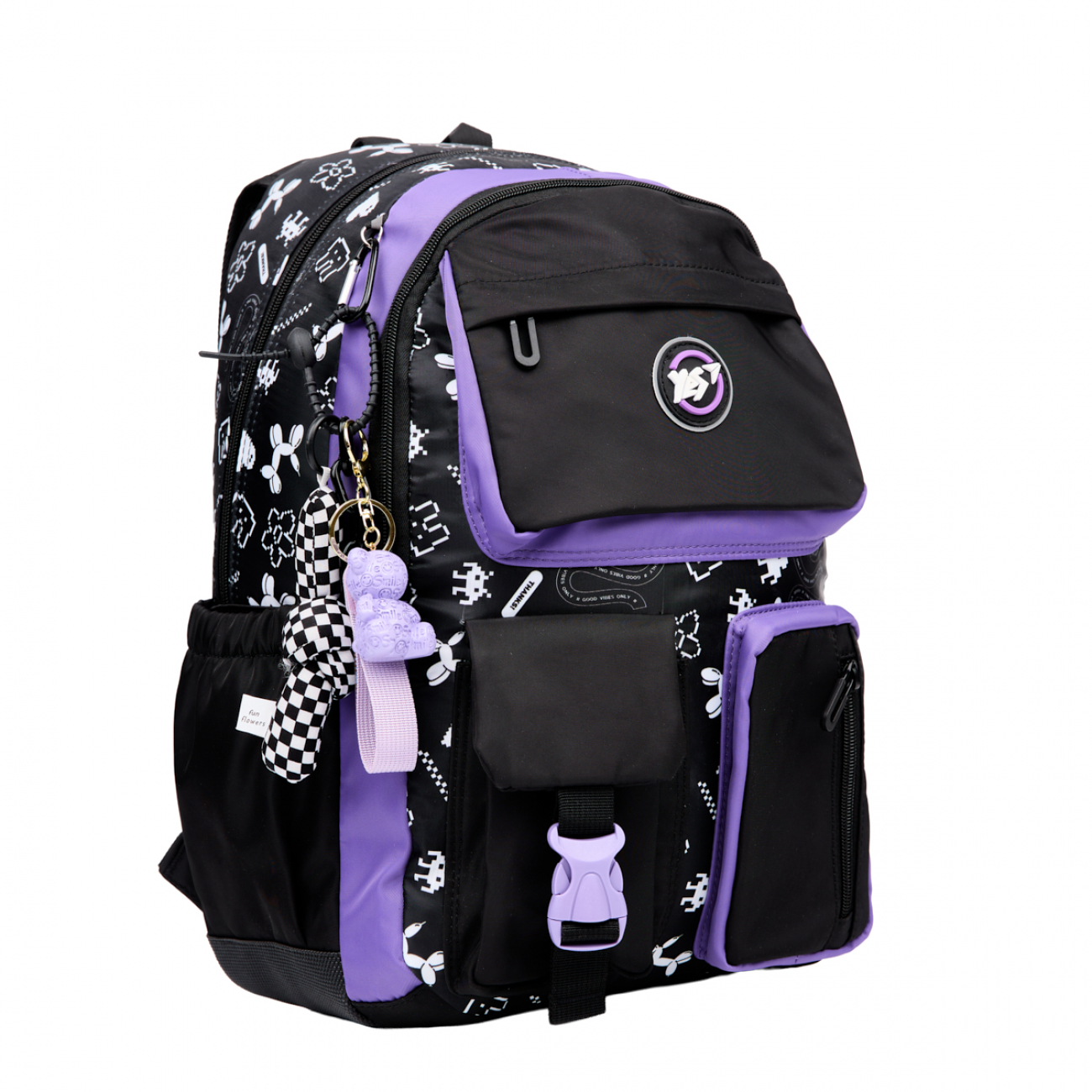 Рюкзак TS-43 Р-25 Purple Game 2 відділення, 5 кишень