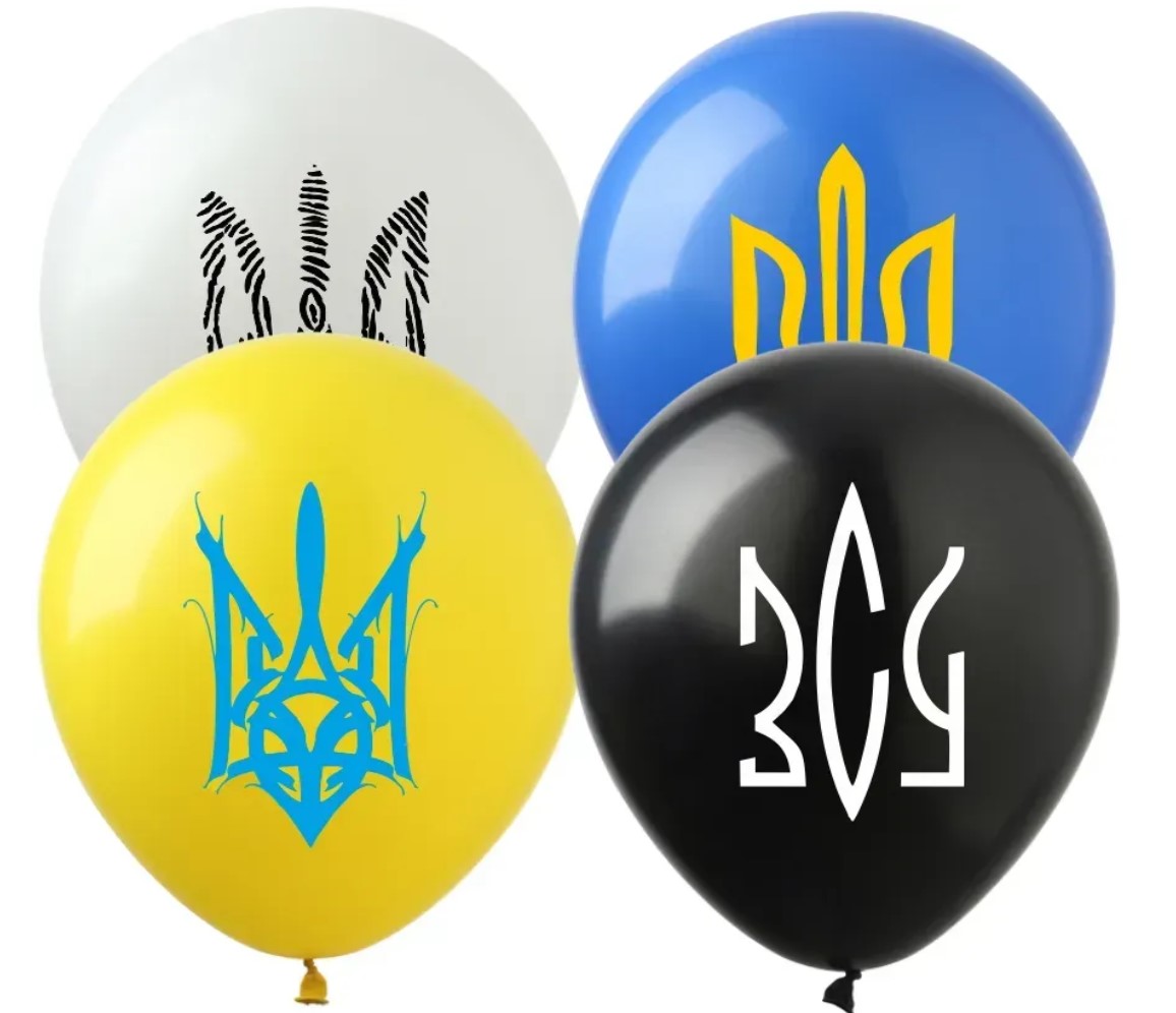 Кулька повітряна латексна 12″/30см «Код нації»