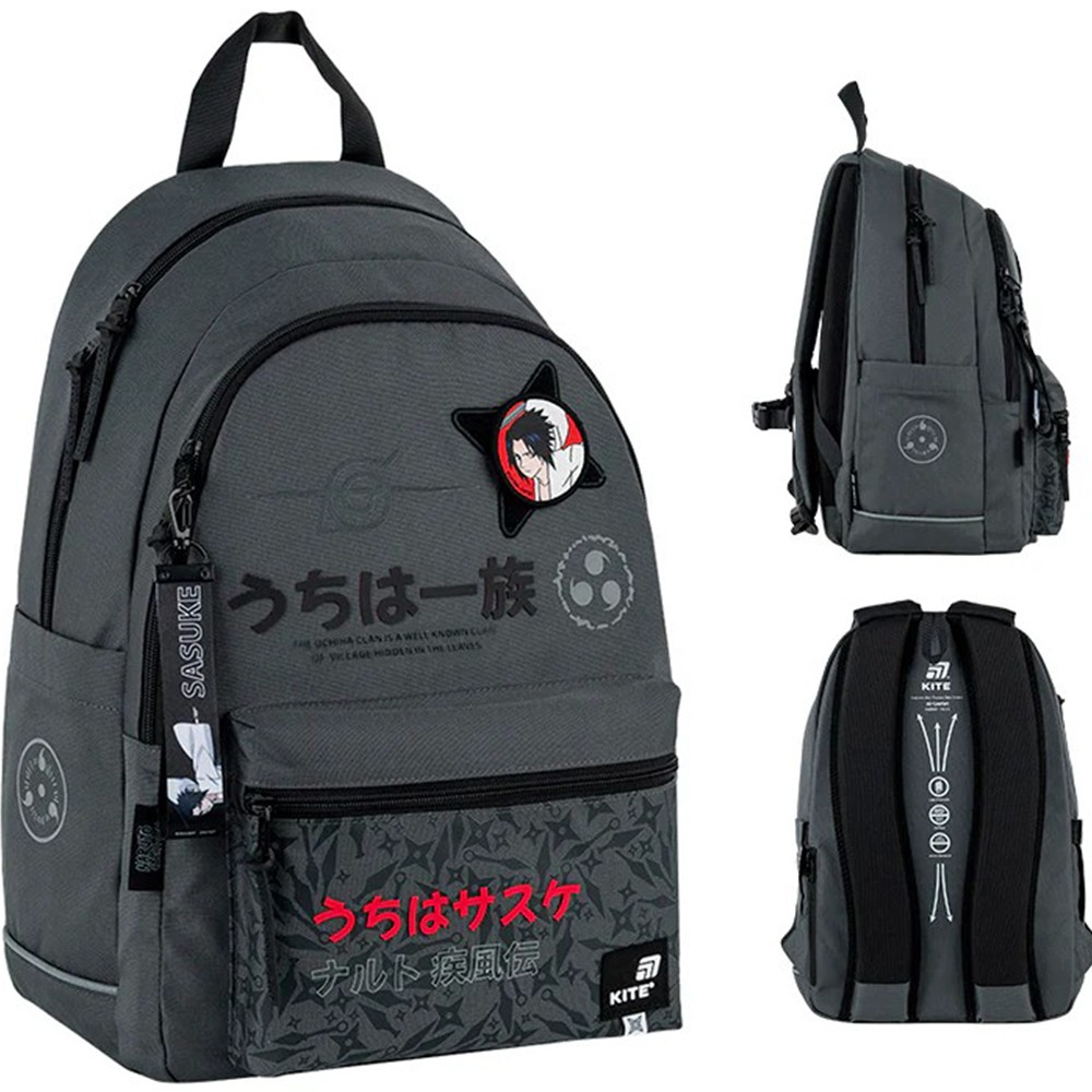 Рюкзак Education teens Naruto Shippuden 3 відділення, 4 кишені