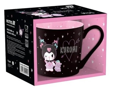 Чашка керамічна 400мл «Kuromi» в подар. кор-ці